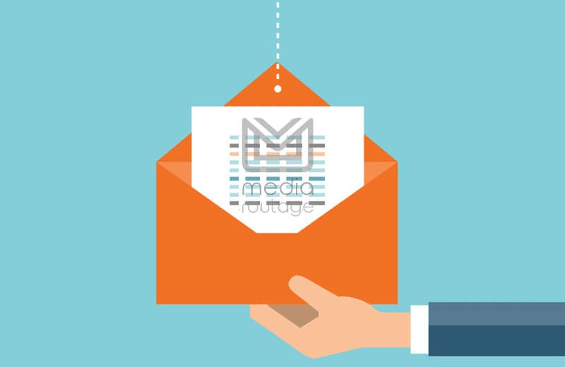 illustration envoi courrier de prospection media routage